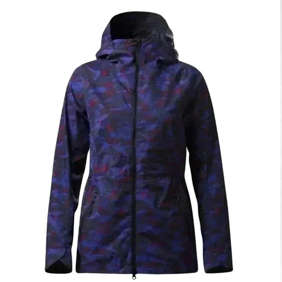 Lululemon Rain For Daze Jacket II in Hounds Camo Emperor Blue Black - Picture 1 of 12